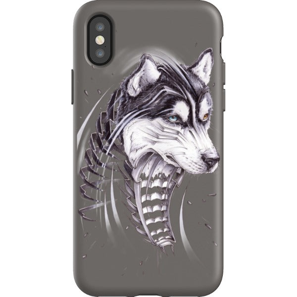 jayn_one iPhone Flexi Case Husky